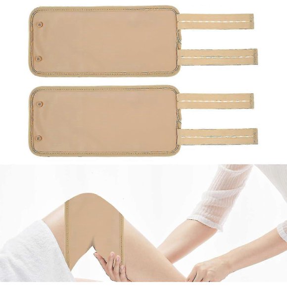 2pcs Calf Oil Pack Set Washable Reusable Essential Oil Wrap Mess-free Oil Pack Wrap Soft Oil-proof Essential Oil Packs Organic Essential Oil Compressi