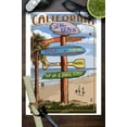 thumbnail image 3 of Seal Beach, California, Destination Sign (9x12 Wall Art Print, Home Decor), 3 of 3