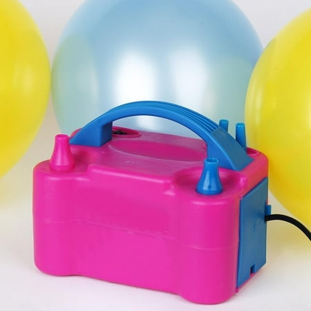 Wedding Decorations With Balloons Efavormart 600W Portable Dual Nozzle Electric Air Blower Balloon Pump Electric Balloon Inflator For Wedding Event Decoration ()
