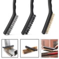 thumbnail image 3 of UNTERING Wire Brush 9Pcs Wire Brush Set, Metal Rust Remover Brushes Handy Steel/Nylon/Brass Brush Set for Cleaning Welding Slag and Rust, 3 of 6