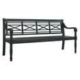 thumbnail image 5 of Safavieh Karoo Indoor/Outdoor Contemporary Acacia Bench, 5 of 11