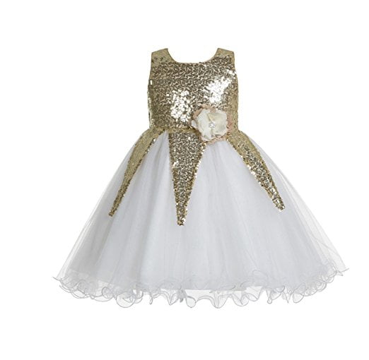Cap Sleeves Sequins Flower Girl Dresses Toddler Girl Dresses Easter summer dress