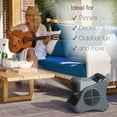 thumbnail image 5 of Lasko Misto 15" Pivoting Outdoor Misting Fan with GFCI Cord and 3 Speeds, Black, 7050, 5 of 11