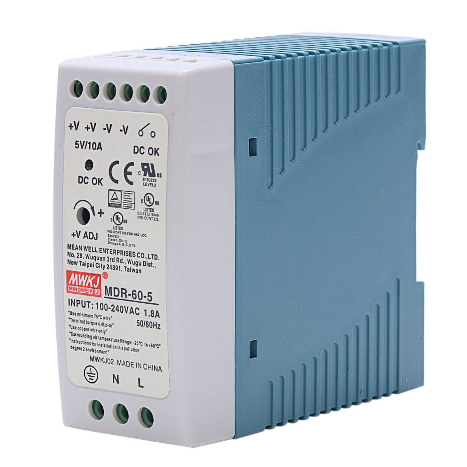 WHITE-AC-Dc Din Rail Power Supply, Voltage Regulator, 110V 220V Power Supply