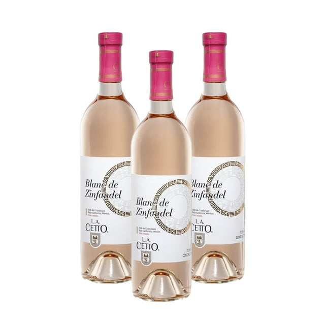 PACK DE 3 VINO ROSADO LA CETTO BLANC DE ZINFANDEL 750ML