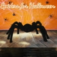 thumbnail image 5 of 5FT Giant Halloween Spider Decor (59") - Realistic Hairy Scary Spider with Glowing Red Eyes | Poseable Outdoor/Indoor Decoration for Haunted Houses & Yards, 5 of 9