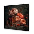 thumbnail image 2 of Designart "Perfume Scented Elegance Orange I" Fashion Perfume Metal Wall Decor, 2 of 5