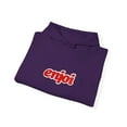 thumbnail image 3 of Seventies Logo Enjoi Skateboard 2000 Mullen Johnson Vintage Classic Hoodie Print - XL / Purple, 3 of 5