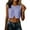 Navy, variant on Women's Linen Blend Sleeveless Round Neck Front Split Crop Tank Top,Green,Women's S-XXXL