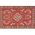 thumbnail image 1 of Ahgly Company Indoor Rectangle Traditional Sunrise Orange Persian Area Rugs, 8' x 12', 1 of 6