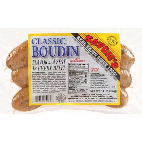 Savoie's Classic Boudin, 14 Oz.