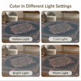 thumbnail image 7 of ODIKA 5'x7' Washable Area Rug Distressed Scrollwork Border Scroll Trellis Faded Mauve Vintage Refined for Dining Room, Under Table, Home Office, Non-Slip Chair-Friendly, 7 of 7