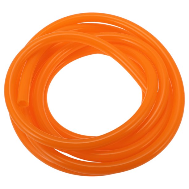 Manguera de tubo de vacío Unique Bargains Línea de vacío automotriz Naranja 197FT 35/64" 14mm ID 3mm Grosor 1 Pc 130PSI Presión máxima