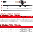 thumbnail image 5 of Sougayilang Fishing Rod Reel Combo Carbon Fiber Protable Casting Fishing Pole and Casting Reel for Travel 4 Pieces Freshwater, 5 of 8