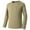 A-Khaki220, variant on Mens Sweatshirts Winter Warm Long Sleeve Crew Neck Pullover Top Raglan Sleeves Zippered Arm Pocket Solid Color Streetwear Top Brown L