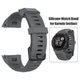 thumbnail image 3 of Correa de reloj ajustable de silicona con hebilla para Garmin Instinct, 3 of 5
