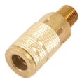thumbnail image 1 of Acoplador de aire industrial Forney 75316, 1/4 pulgadas, macho NPT, acero, 1 of 1