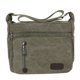 thumbnail image 1 of Bolso bandolera de lona verde TINKSKY para hombre, tipo cartera, tipo sobre, para viaje., 1 of 6