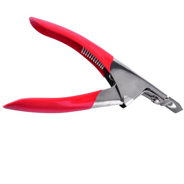 Vogacara Cortauñas para uñas acrílicas Durabilidad profesional Suministros de belleza Salones Accesorios Herramientas Decoración plata Juegos de manicura rojo Vogacara CE011531-03B