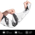 thumbnail image 2 of Balery Monochrome Flying Ravens Mangas Refrescantes para Brazos para Hombre y Mujer – Transpirables y Absorbentes de Humedad para Mujeres, Hombres y Niños, 2 of 7