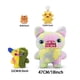 thumbnail image 3 of Funny Ugly Teeth Monsters Plush Toys Kawaii Bigg Plushies Pillows Cute s Pleuche Halloween Doll Gifts, 3 of 5