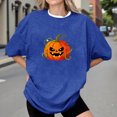 thumbnail image 2 of Bovemsi Womens Shirt Sleeve Tops Drop‑Shoulder Striped 2D Short‑Sleeve Prints Fashion Outfits Clothes XXXL, 2 of 4