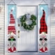 thumbnail image 4 of Letrero navideño para porche, decoración a cuadros de búfalo, pancarta navideña para puerta, decoración colgante navideña para el patio de la casa, puerta de entrada, Navidad, 4 of 5