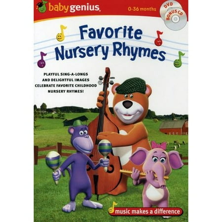 Baby Genius Favorite Nursery Rhymes Dvd Cd Baby Genius Favorite Nursery Rhymes Dvd Cd
