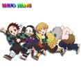 thumbnail image 3 of Pegatinas divertidas de Demon Slayer para coche, calcomanías para el maletero, ventanas, anime, accesorios para autocaravana, vinilo para camión, 3 of 5