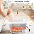 thumbnail image 5 of UNIFULL Foot Spa Bath with Heat and Temperature Control, Massager Roller, Bubble, Remote Control, Pedicure Kit, Red Light, Heating Foot Bath, 5 of 12