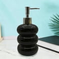 thumbnail image 5 of qolami Black Soap Dispenser, Ceramic Hand and Dish Dispensers, Lotion Dispenser with Pump, Refillable Liquid Soap and Lotion Dispensers Bottle, 5 of 6