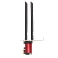 thumbnail image 1 of WiFi  Card, 2.4G 5G Heat Dissipation NFA344A Pro Aluminum Alloy PCB PCIE WiFi Card  For Desktop Computer, 1 of 8