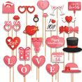 thumbnail image 1 of 25Pcs Décorations de Jour de Saint Valentin Décor de Stand Photo de Jour de Saint Valentin, 1 of 6