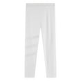 thumbnail image 5 of Manyakai Kids Girls High Waist Sparkly Rhinestones Figure Skating Practice Leggings Athletic Dance White 14, 5 of 6