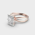 thumbnail image 3 of 4 Ct Wonderful IGI Certified Radiant Cut Lab Grown Diamond Engagement Ring 14K Rose Gold (E/VVS2) | Luxurious Solitaire Diamond Ring for Women | Size 9.5 by Diamond-Capitals, 3 of 8