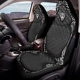 thumbnail image 4 of Psesaysky Protective Car Seat Covers for Automotive, Polyester Fabric Elastic Auto Front Seat Covers, Leopard Print 2 Piece Set, 4 of 12