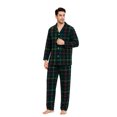 thumbnail image 2 of YUANxueke Christmas Matching Family Pajama Sets Fashion Plaid Holiday Soft X-mas Sleepwear Sets, 2 of 7