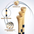 thumbnail image 2 of CHAMPKEY Premium Bamboo Golf Tees Pack of 120 (2-3/4" & 3-1/4" Available) | Friendly Biodegradable Material, More Durable and Stable, 2 of 6