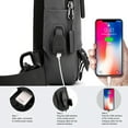 thumbnail image 3 of Waterproof Sling Bag Crossbody Backpack for Men Women Sling Backpack Hiking Daypack Multipurpose Cross Body Chest Bag with USB Cable PORT, 3 of 9