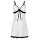 thumbnail image 3 of Camisones de seda satinada para mujer, ropa de dormir con lazo, lencería Sexy, bata de casa, 3 of 4