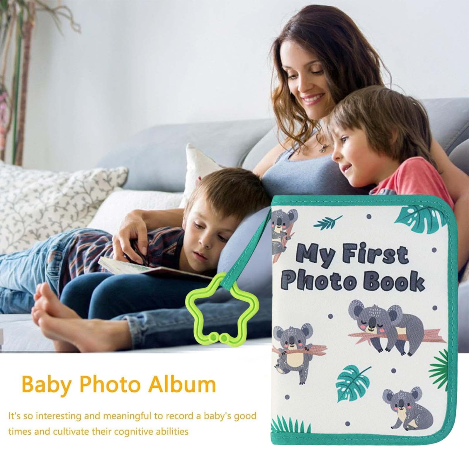 D First Year Cloth Photo Book For Newborn Baby Giraffe Family Babies Photo Album As A Keepsake For First Memory