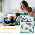 thumbnail image 4 of SPOORYYO Giraffe Family First Year Baby Photo Album - Cloth Photo Book, Reusable, Cute & Safe for Newborns, 4 of 9