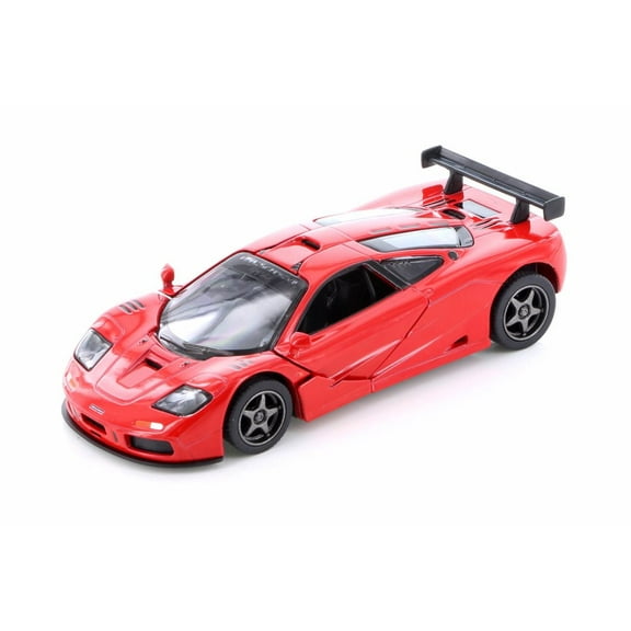 1995 McLaren F1 GTR Hardtop, Red - Kinsmart 5411D - 1/36 scale Diecast Model Toy Car (Brand New but NO BOX)