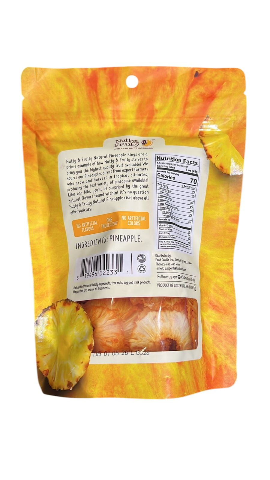 Nutty Fruity Chili Pineapple Rings 4.5oz - Walmart.com