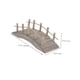 thumbnail image 3 of 1pc Mini Wooden Arch Bridge Garden Bridge Decoration Terrarium Bridge Outdoor Playset Aquarium Bridge Decoration, 3 of 5