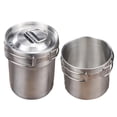 thumbnail image 1 of koolsoo Stainless Steel Camping Mug Cookware Food Grade Material Drinking Mug for Hiking, 1 of 9