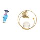 thumbnail image 5 of Estatua De Resina, Figura De Kabuki Asiático, Juguete, Muñeca Geisha Con Kimono Japonés, Escultura De Bola De Cristal, Figura De Metal, Adorno De Escritorio Para Interiores, Soporte Para, 5 of 8