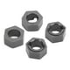 thumbnail image 3 of M Buder 7mm Hex Wheel Hubs Adaptador Resistente de Aleación de Aluminio para Coche RC FMS FCX24 1/24, Pieza de Actualización CNC, Titanio (0.28 inches / 0.7 cm), 3 of 9