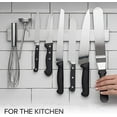 thumbnail image 2 of 16 Inch Magnetic Knife Bar Stainless Steel with Multipurpose Use By Modern Innovations, 2 of 7