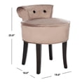 thumbnail image 6 of SAFAVIEH Georgia Vanity Stool Champagne, 6 of 7